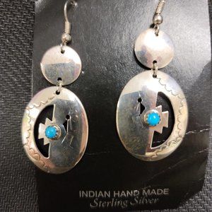 Silver & turquoise earrings
